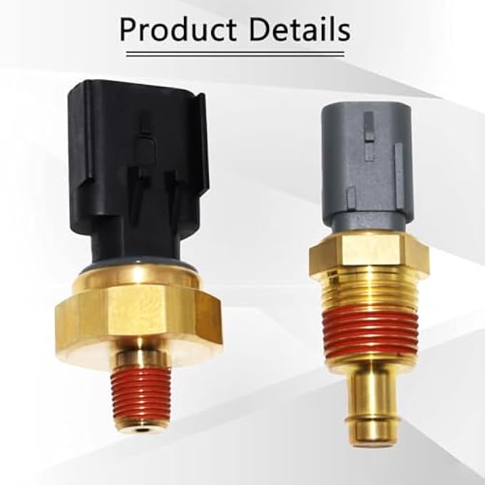 KASTWAVE Engine Oil Pressure Sensor Sender 2 Pack Switch  Coolant Temperature Sensor 5149062Aa 5149077Ab Compatible With Chrysler Aspen Pacifica Jeep Grand Cherokee Dodge Avenger Ram 1500 2500 3500 - Image 3