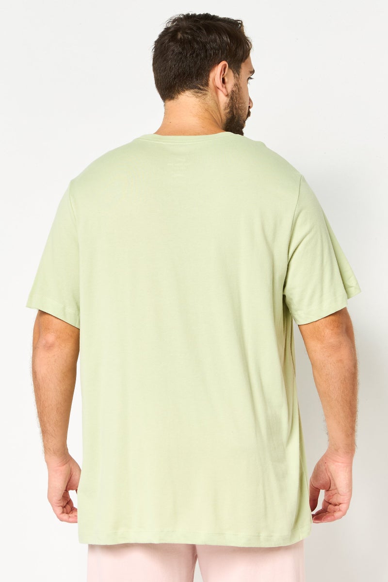Nike Men Sportswear Fit Short Sleeve Training T-Shirt, Sage Green - Image 4