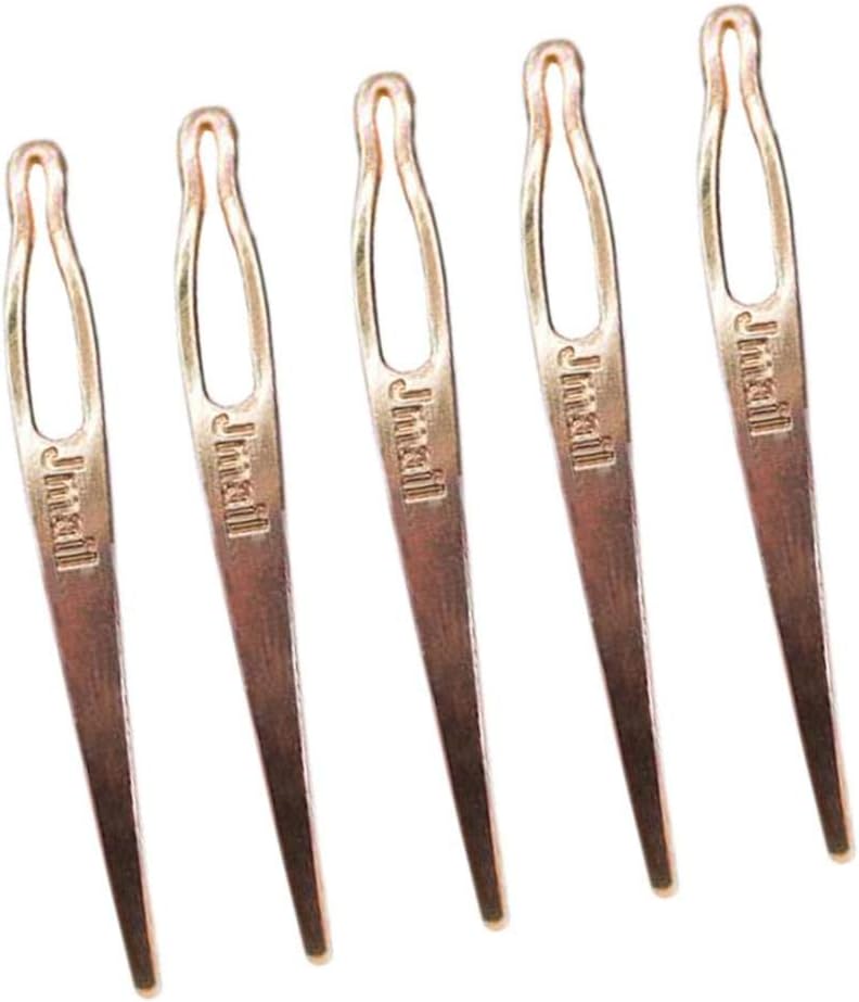 كلاراكو مجموعة أدوات تشبيك الضفائر (5 قطع) لبدء وصيانة الضفائر - ذهبي، 6.5 × 4.2 سم - Image 5