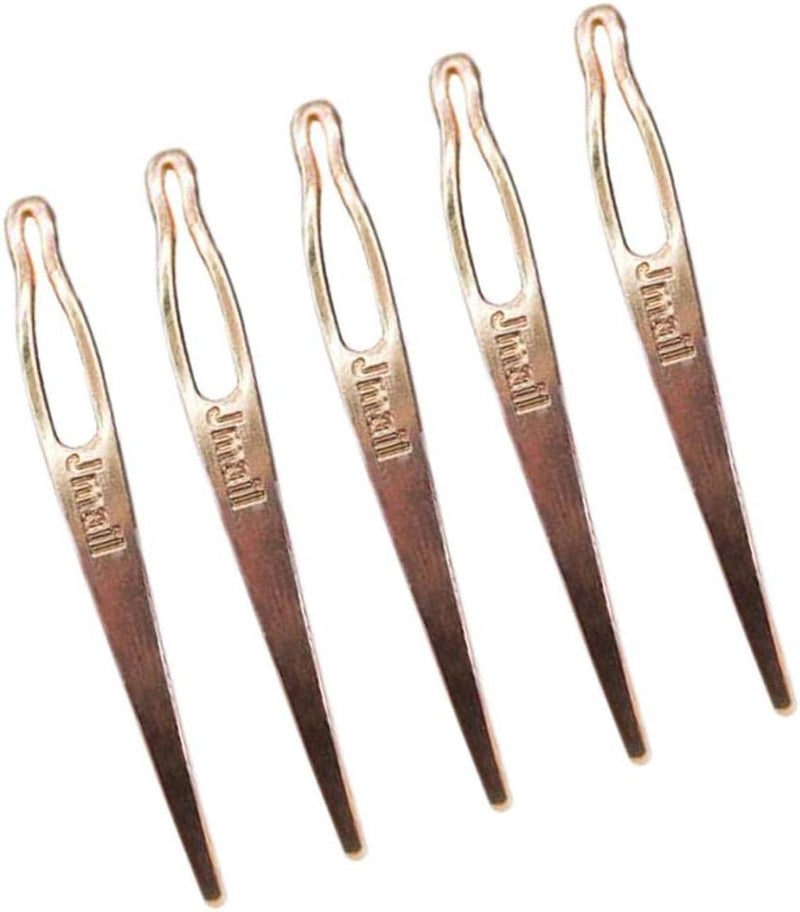 كلاراكو مجموعة أدوات تشبيك الضفائر (5 قطع) لبدء وصيانة الضفائر - ذهبي، 6.5 × 4.2 سم - Image 1