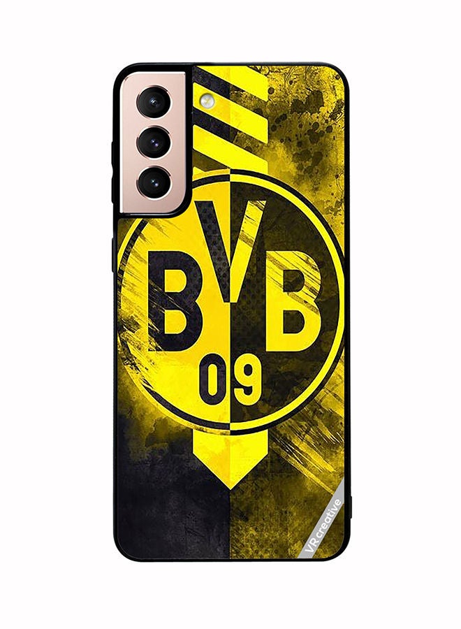 VR CREATIVE Protective Case Cover For Samsung Galaxy S21 Plus 5G Bvb 09 Logo Design Design Multicolour - Image 1