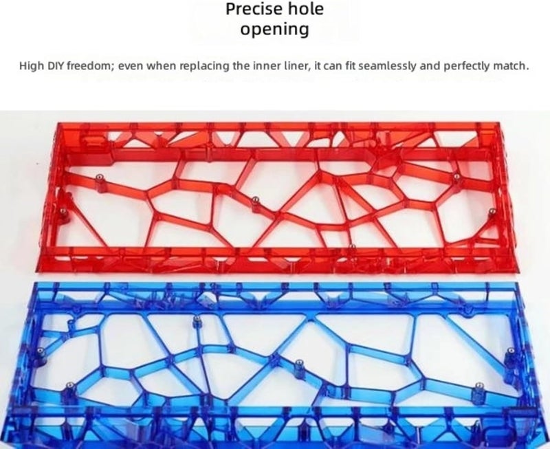 حافظة لوحة مفاتيح GH60 من نوع Openwork تعزز التهوية للوحات المفاتيح الميكانيكية GH60 وGT60، سهلة التركيب والتبريد - Image 3