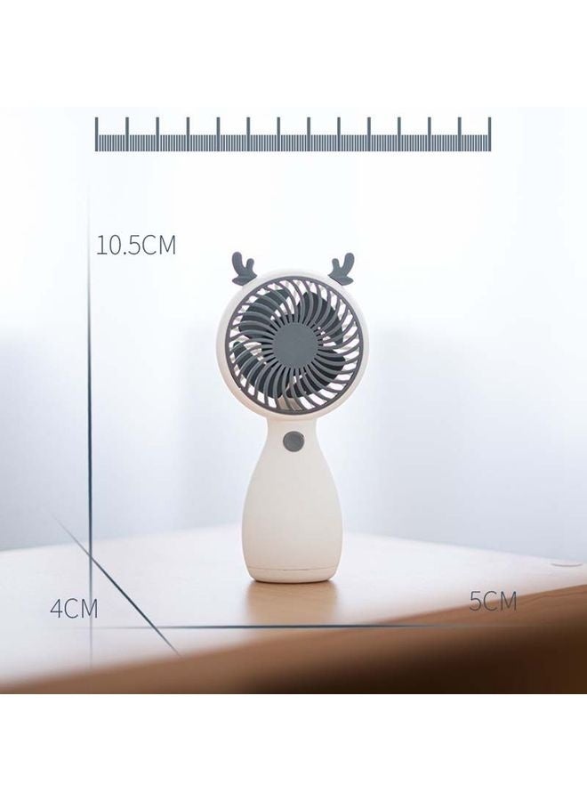 2pcs MLS6035 USB Mini Charging With Lanyard Small Fan, Style Random Delivery(Yellow) - Image 3