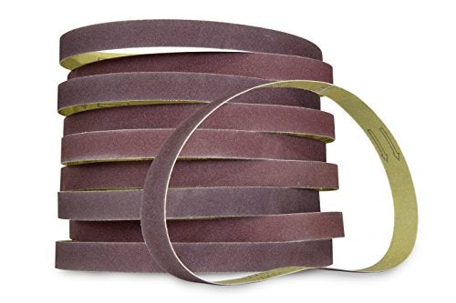WEN 6515SP120 120-Grit 1 x 30" Sanding Belt Sandpaper (10 Pack) - Image 1