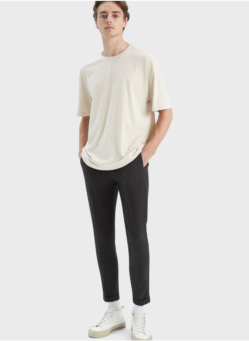 DeFacto - Essential Slim Fit Trousers - Image 1