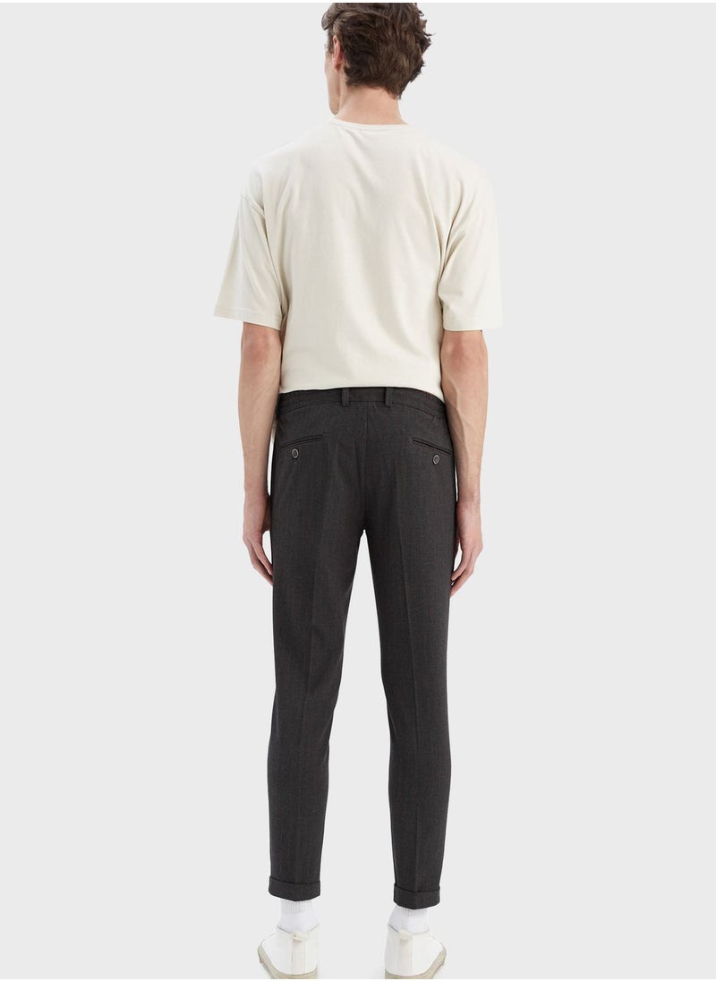 DeFacto - Essential Slim Fit Trousers - Image 1