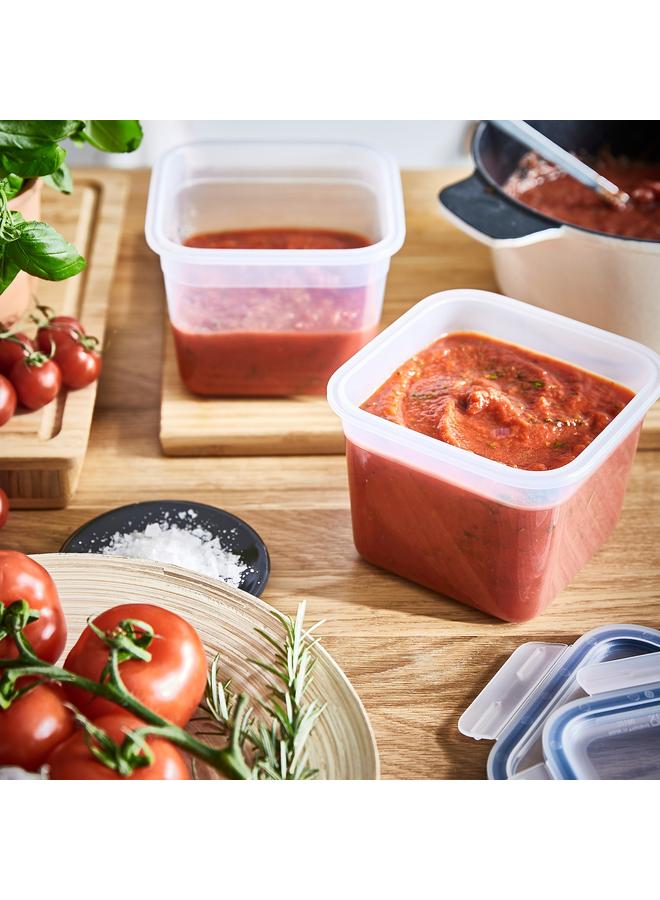 erorex Food Container, Square/Plastic, 1.4 L - Image 2