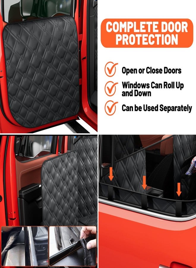 Surfcabin Floor XL Dog Hammock for Truck, Waterproof Trucks Pet Seat Cover with Door Protection, Sturdy Back Seat Extender for Dogs Compatible with Full Size Crew Cab Trucks Like F150, GMC & More - Image 2