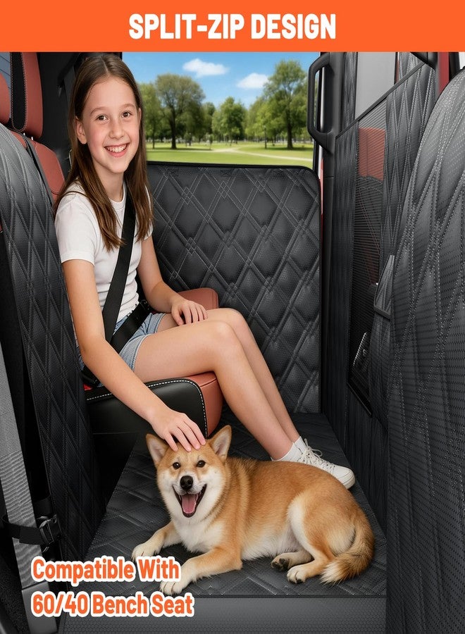 Surfcabin Floor XL Dog Hammock for Truck, Waterproof Trucks Pet Seat Cover with Door Protection, Sturdy Back Seat Extender for Dogs Compatible with Full Size Crew Cab Trucks Like F150, GMC & More - Image 4