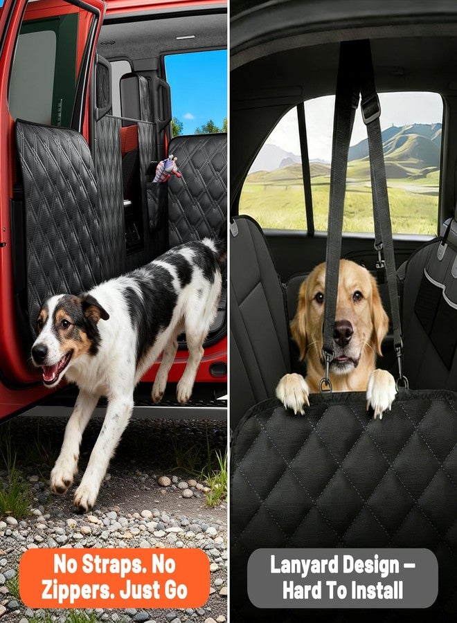 Surfcabin Floor XL Dog Hammock for Truck, Waterproof Trucks Pet Seat Cover with Door Protection, Sturdy Back Seat Extender for Dogs Compatible with Full Size Crew Cab Trucks Like F150, GMC & More - Image 3