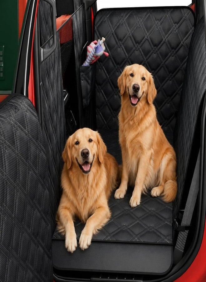 Surfcabin Floor XL Dog Hammock for Truck, Waterproof Trucks Pet Seat Cover with Door Protection, Sturdy Back Seat Extender for Dogs Compatible with Full Size Crew Cab Trucks Like F150, GMC & More - Image 1