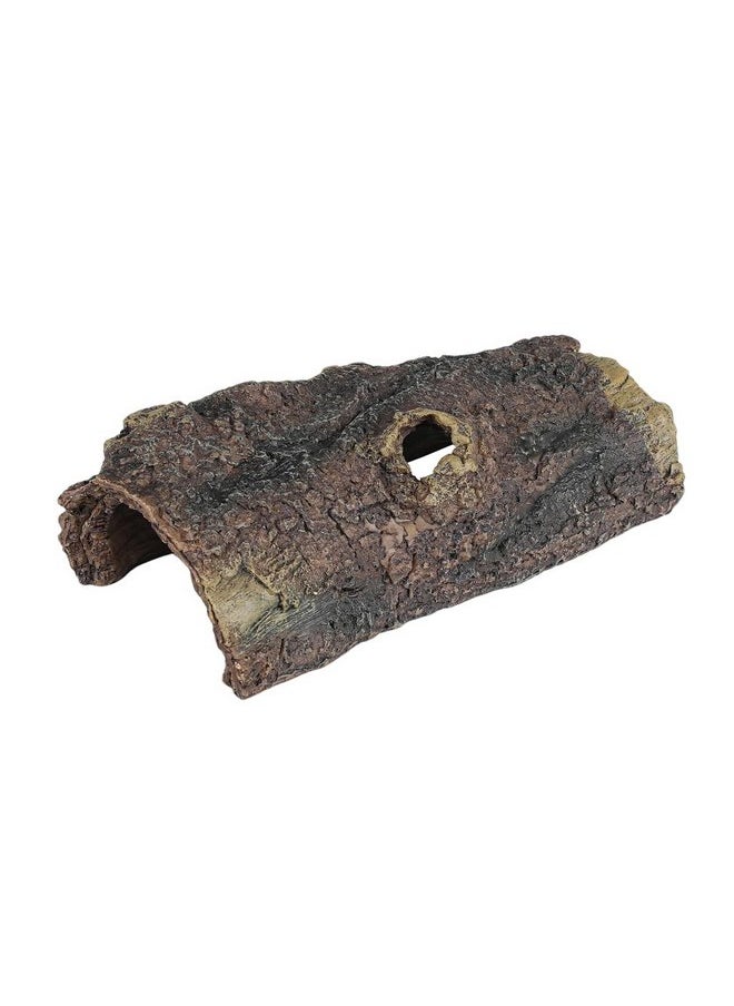 Generic - Reptile Hides Resin Hollow Tree Trunk Hideout - Reptile and Amphibians Caves. Premium Non-Toxic Decorative Resin for Terrariums. Ideal for Lizards,Snakes,Geckos,Frogs,Spiders,Scorpions... Large Size - Image 1