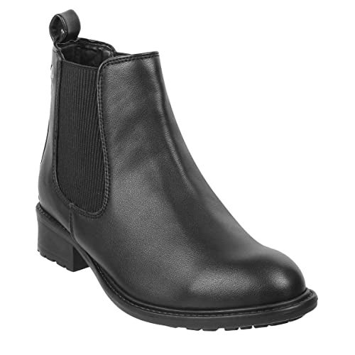 Mochi Women Black Leather Ankle Boot UK/5 EU/38 (31-88) - Image 2