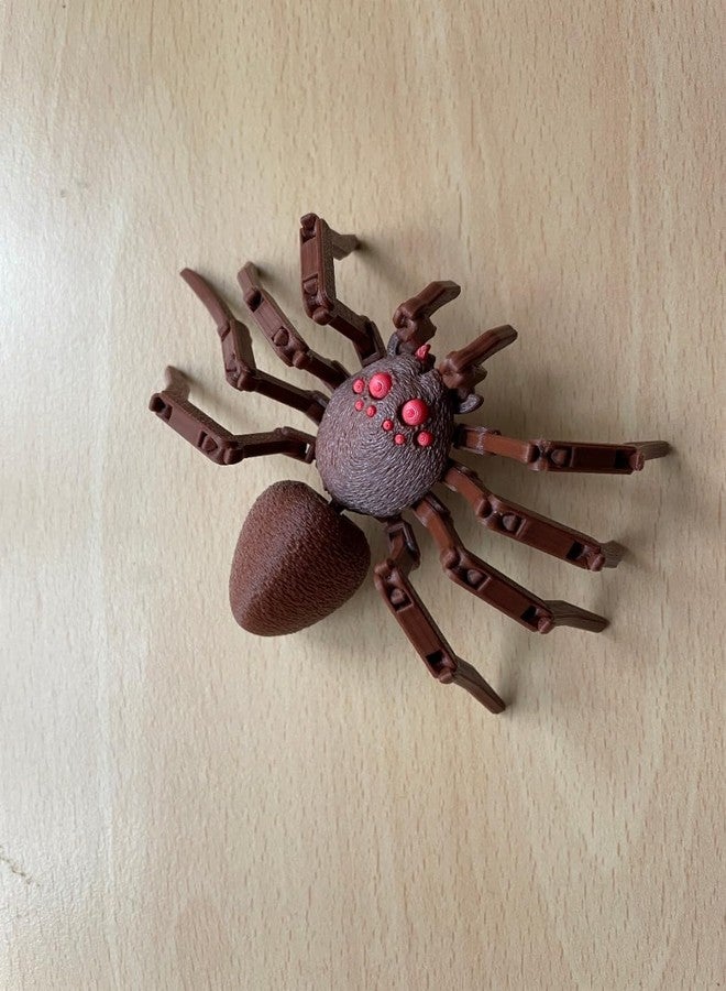 Beoals Realistic Spider Toy for Kids | Black Creepy-Crawly Insect Model with Moving Legs| Scary Halloween-Style Toy for Boys & Girls | Collectible Bug Figurine for Decoration & Play (Multicolor) - Image 4