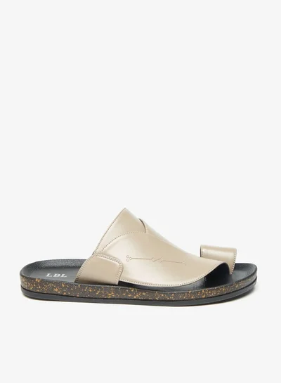ال بي ال من شو اكسبرس Men Solid Slip-On Arabic Sandals with Toe Loop