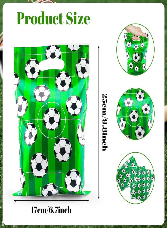 Nelisylux Soccer Goodie Bags, Soccer Gift Bags, 50Pcs Soccer Party Favors Soccer Snack Bags Candy Goody Treat Bags for Soccer Themed Party Favors Birthday Theme Sports Events Football Birthday Party Decorations - Image 3
