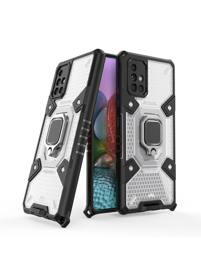 اس-توب جراب لهاتف Samsung Galaxy A71 5G مصنوع من مادة PC+TPU مع حلقة حماية - Image 1