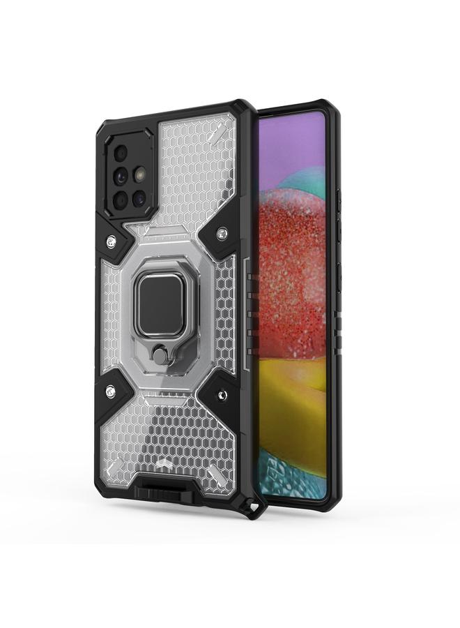 اس-توب جراب لهاتف Samsung Galaxy A71 5G مصنوع من مادة PC+TPU مع حلقة حماية - Image 2