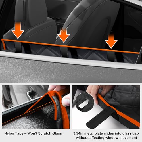 Surfcabin Door Protector From Dog Scratching– 20% Larger Designed for 𝐒𝐞𝐝𝐚𝐧𝐬, 𝐅𝐚𝐦𝐢𝐥𝐲 𝐂𝐚𝐫𝐬 𝐚𝐧𝐝 𝐒𝐦𝐚𝐥𝐥 𝐒𝐔𝐕𝐬, 2 Packs [Left + Right] Thickened Waterproof Dog Car Door Protector - Image 2