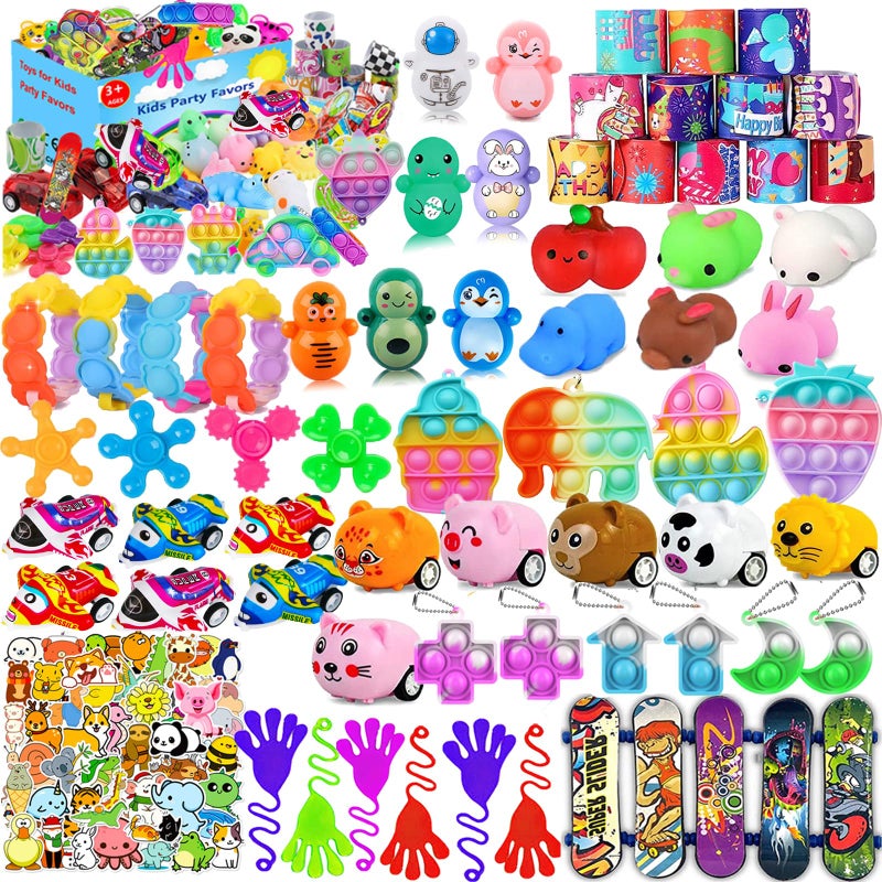 Kaisbro 124 Pcs Party Favors for Kids 48 Birthday Gift Toys Goodie Bag Stuffers Treasure Box Carnival Prizes Gifts Classroom Pinata Bags Filler Boys and Girls 812 - Image 3