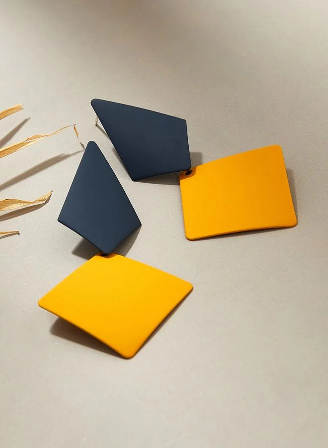 Take Two  Geometric Dangle Earrings for Women | Best Price UAE