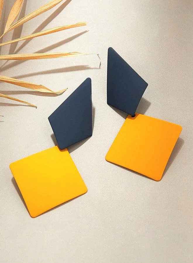 Take Two Geometric Dangle Earrings