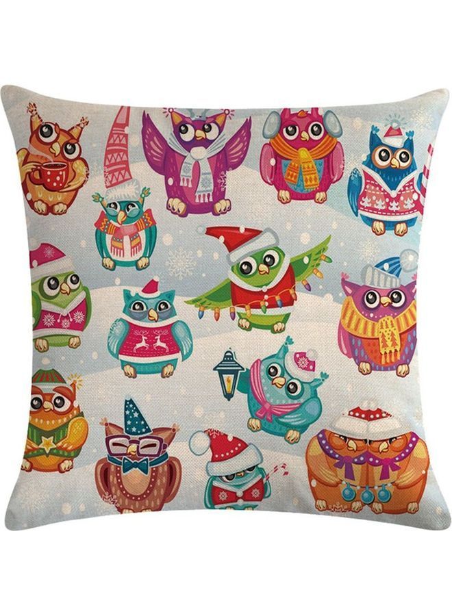 نيبمينينت غطاء وسادة ديكور مزين بطبعة متعدد الألوان