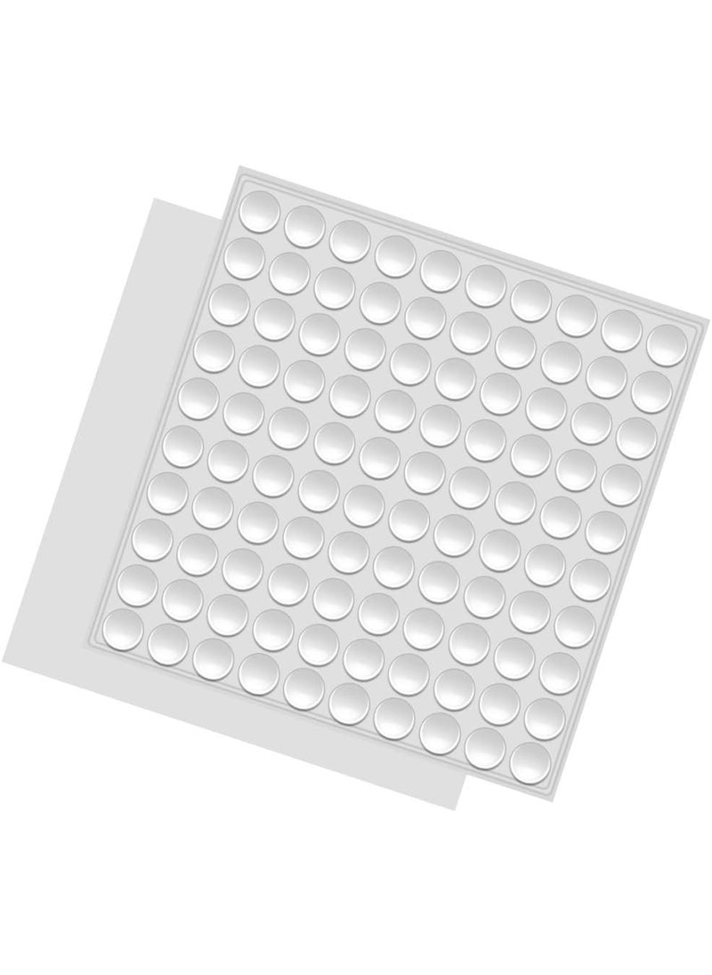 Hyzone Self Adhesive Door Bumper Pads 100 Pcs Noise Dampening Bumper Pads for Door Cabinets Drawers Furniture Cutting Boards Glass Tops Mute Buffer 100 Pcs  - Image 1