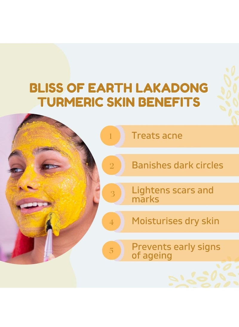 BLISS OF EARTH 500gm High Curcumin Certified Organic Lakadong Turmeric Powder For Daily Cooking  - Image 4