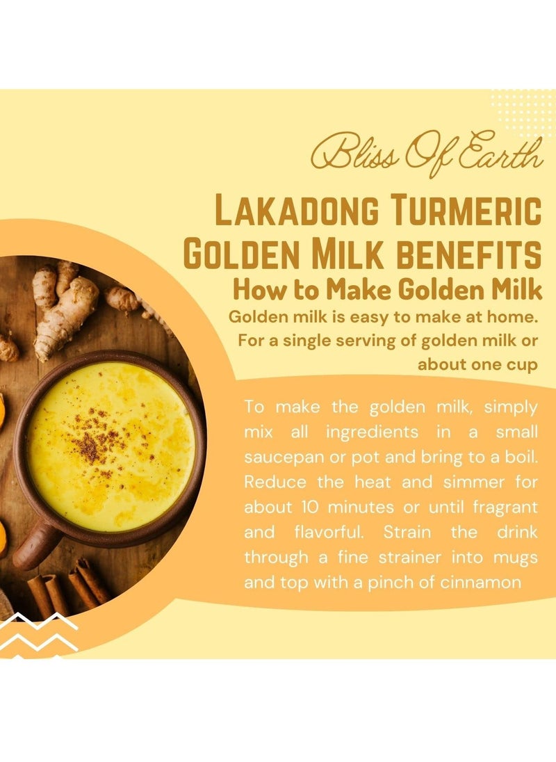 BLISS OF EARTH 500gm High Curcumin Certified Organic Lakadong Turmeric Powder For Daily Cooking  - Image 5