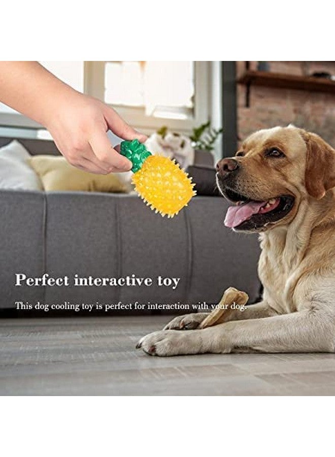 Dog Chew Toy Rubber Anti Bite Squeaky Pineapple Dog Teething Toy Puppy - Image 5