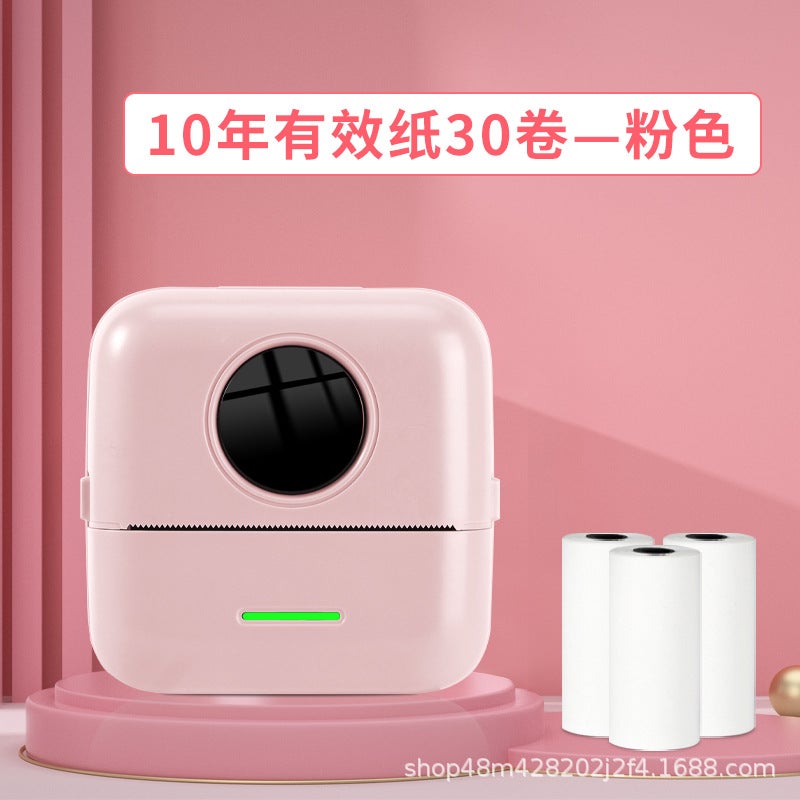 Spot Portable Mini Wrong Printer Student Pocket Wrong Label Po Bluetooth Thermal Printer - Image 1