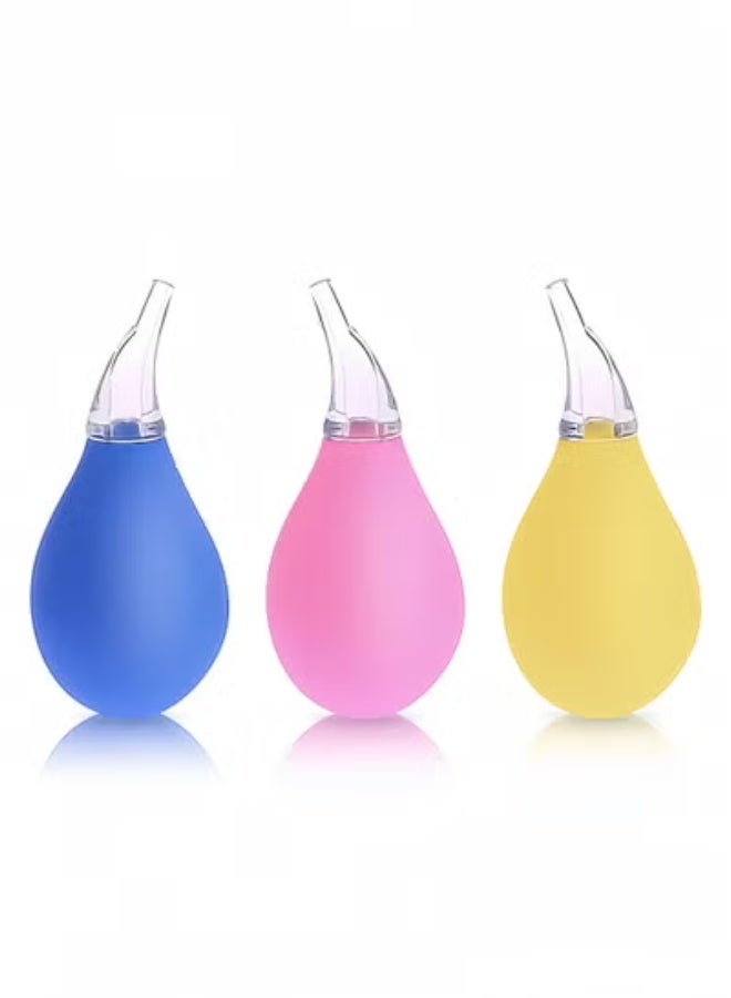 fantasize Nasal Aspirator for Baby Suction Nose - 3Pcs Newborn Baby Nose Sucker Ear Cleaner Toddler Food Baby Medicine Dispenser - Infant Congestion Relief Nose Aspirator for Babies Nose Wash Baby Snot Sucker - Image 1