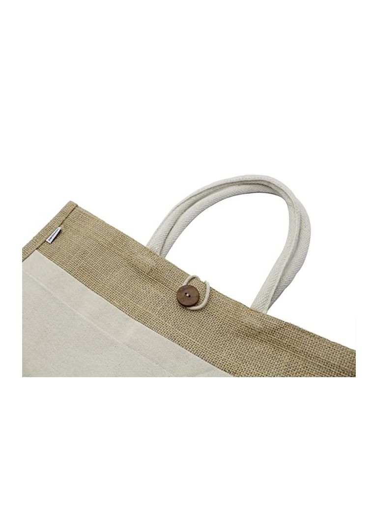 Jute Bags With Canvas Pocket Printed For Celebrating Of The UAE National Day  - Image 4