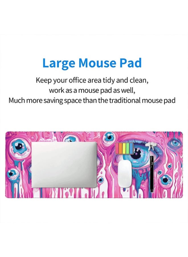 Wilderness Style Eyes Mouse-Pad Mousepad with Non-Slip Rubber Base Gaming Mouse Mat Waterproof Fanny Mousepad Washable Computer Mouse Pads for Laptop Office Home Working - Image 2