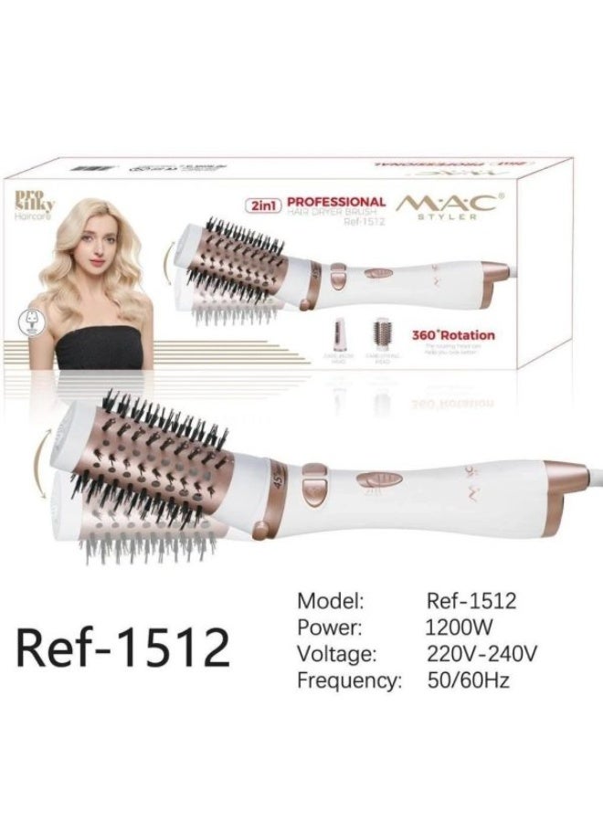 MAC Styler 2 in 1 Hair Dryer Brush Ref 1512 - Image 1