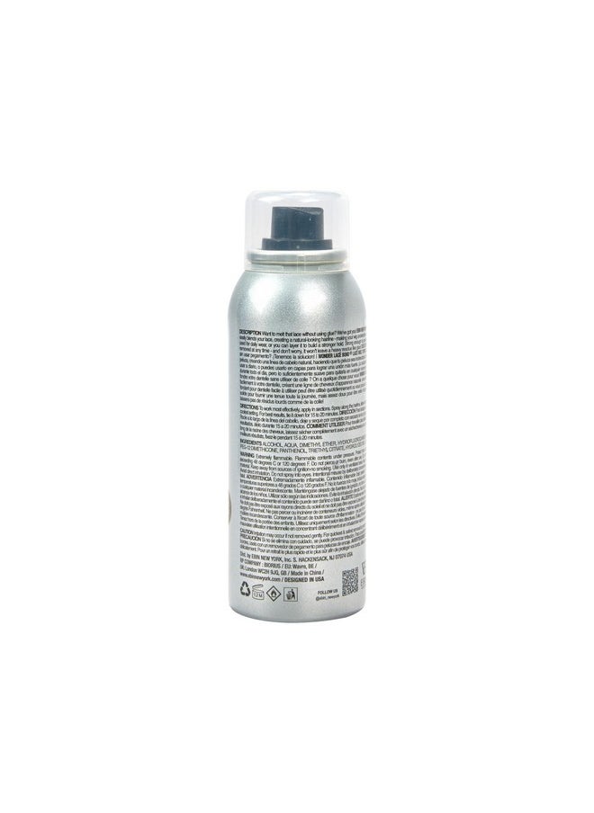 EBIN NEW YORK Wonder Lace Melt Aerosol Spray Silk Protein + Biotin Infused (80Ml./ 2.7Oz) Preserves Edges & Undetectable Lace Long Lasting Hold No Residue  - Image 2