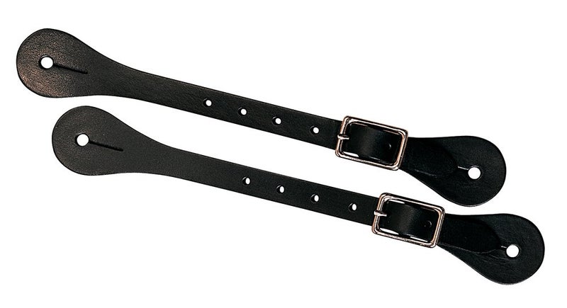 Weaver Leather Single-Ply Spur Straps, Black - Image 3