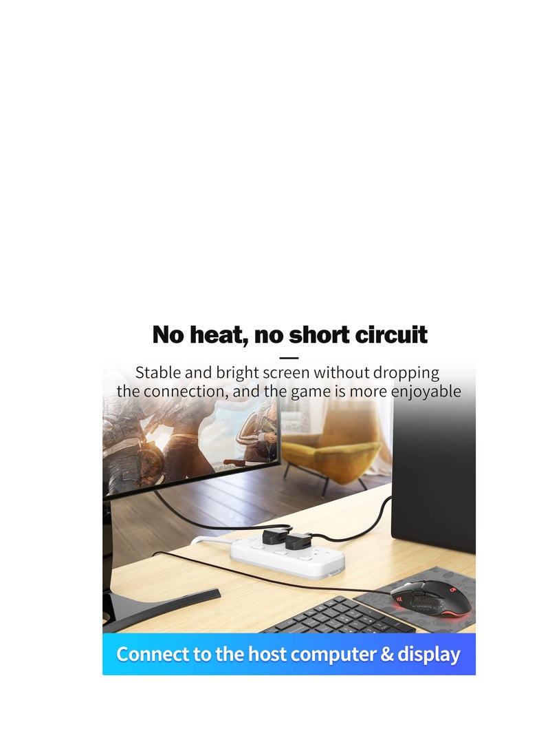 Terabyte Computer Spares 1.8m UK Kettle Lead Computer Power Cable 3 Pin 240V Plug to IEC Connector C13 6A - Image 2