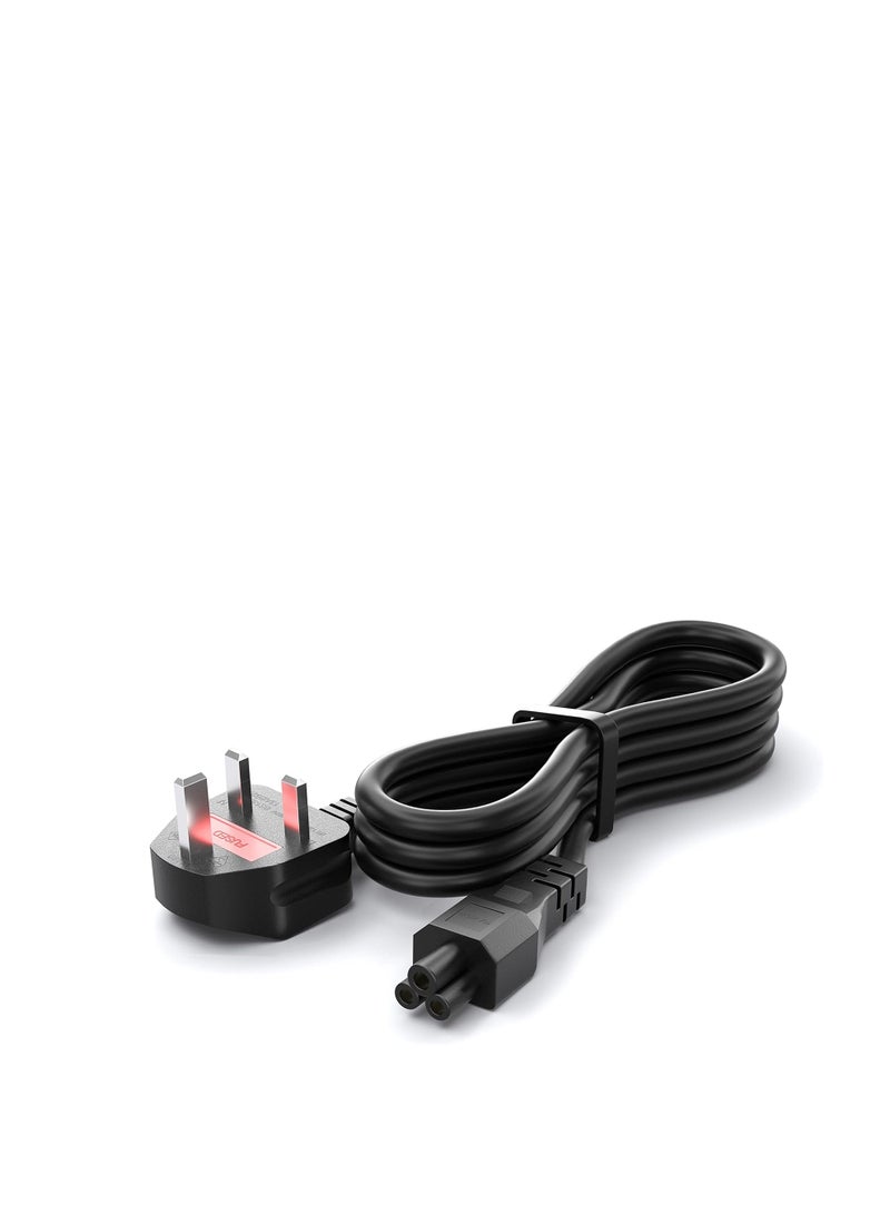 Terabyte Computer Spares 1.8m UK Kettle Lead Computer Power Cable 3 Pin 240V Plug to IEC Connector C13 6A - Image 4