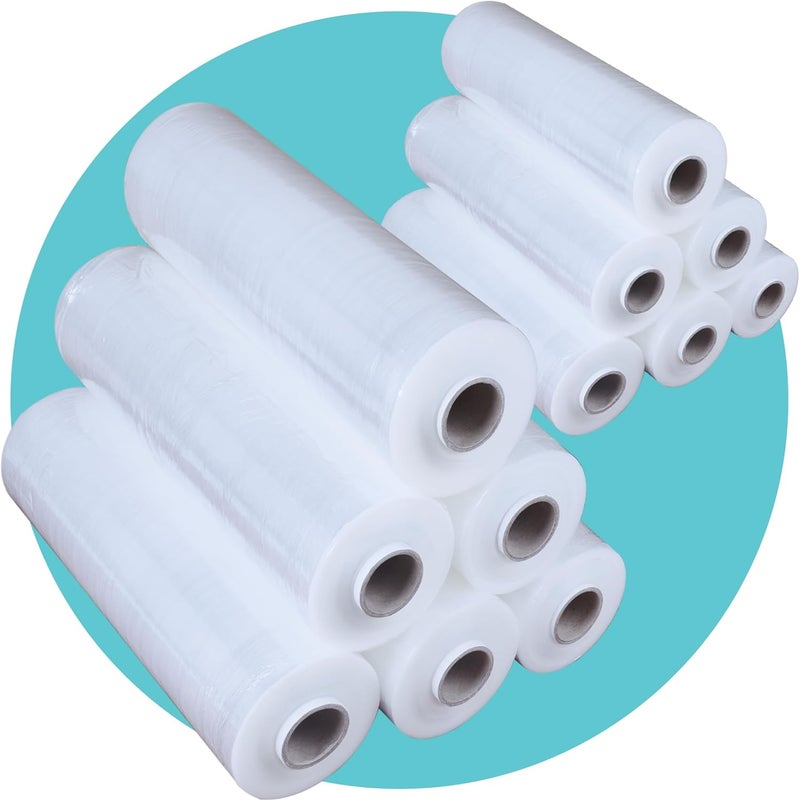 Triplast 400 mm x 250 m Pallet Stretch Shrink Wrap - Clear (Pack of 12) - Image 1