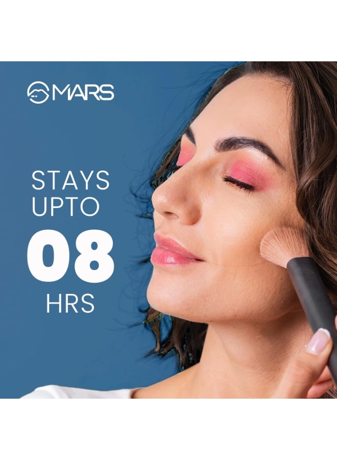 مارس بودرة تثبيت سائبة من مارس ترند | خفيفة الوزن وطويلة الأمد | بودرة تثبيت فائقة النعومة لمكياج الوجه (٨٫٠ غرام) (٠٣-نات لايت)، لون غير لامع، أبيض - Image 3