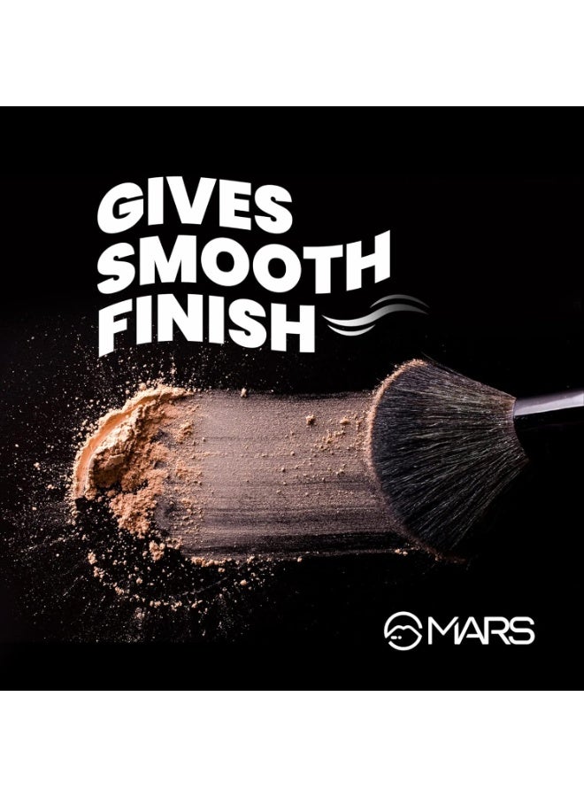 مارس بودرة تثبيت سائبة من مارس ترند | خفيفة الوزن وطويلة الأمد | بودرة تثبيت فائقة النعومة لمكياج الوجه (٨٫٠ غرام) (٠٣-نات لايت)، لون غير لامع، أبيض - Image 4