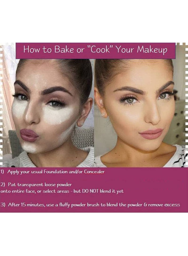 مارس بودرة تثبيت سائبة من مارس ترند | خفيفة الوزن وطويلة الأمد | بودرة تثبيت فائقة النعومة لمكياج الوجه (٨٫٠ غرام) (٠٣-نات لايت)، لون غير لامع، أبيض - Image 5