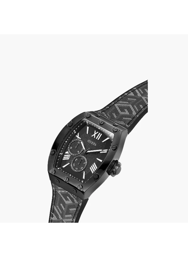 جس Black Analog Watch for Men