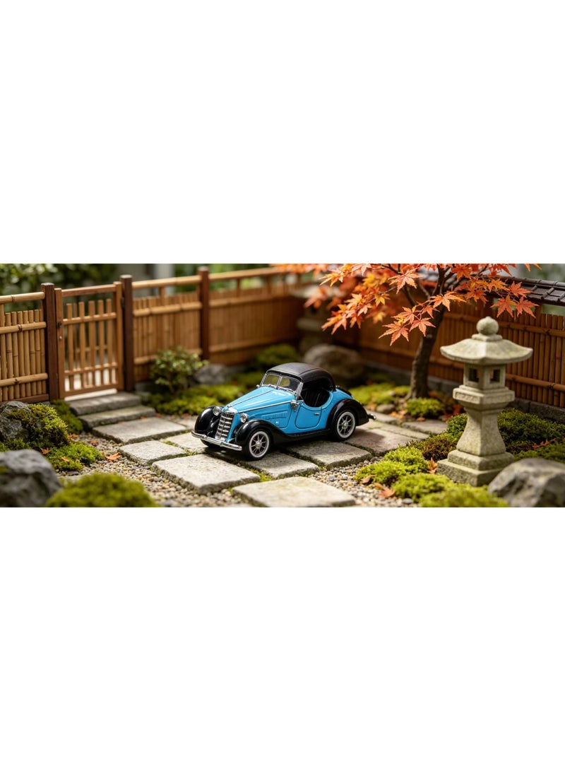 1:32 Scale Alloy Retro Car Model, Pull-Back Toy Vehicle with Openable Doors, Vintage Classic Design for All Ages, Ideal for Play, Collection & Home Decor - Image 5