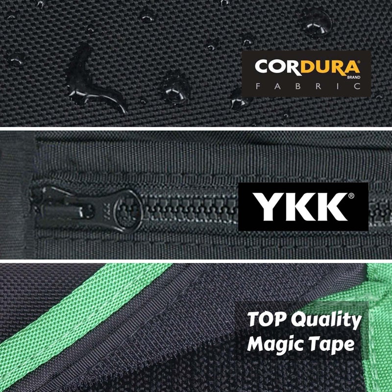 RE ROUGH ENOUGH Rough Enough Kids Wallet for Boys Teen with Neck Laryard Keychain Key Ring Cordura Black - Image 4