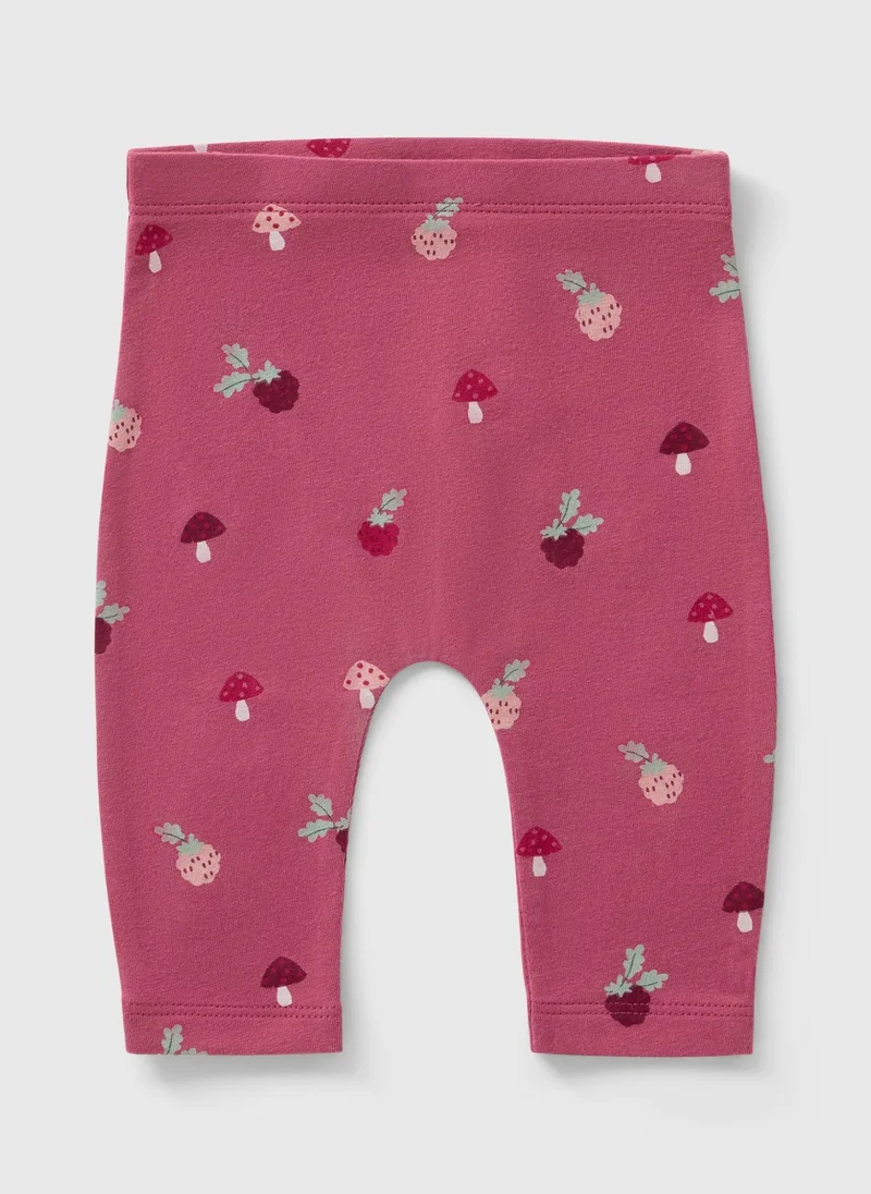 ماتلان Baby Burgundy Berry Print Leggings
