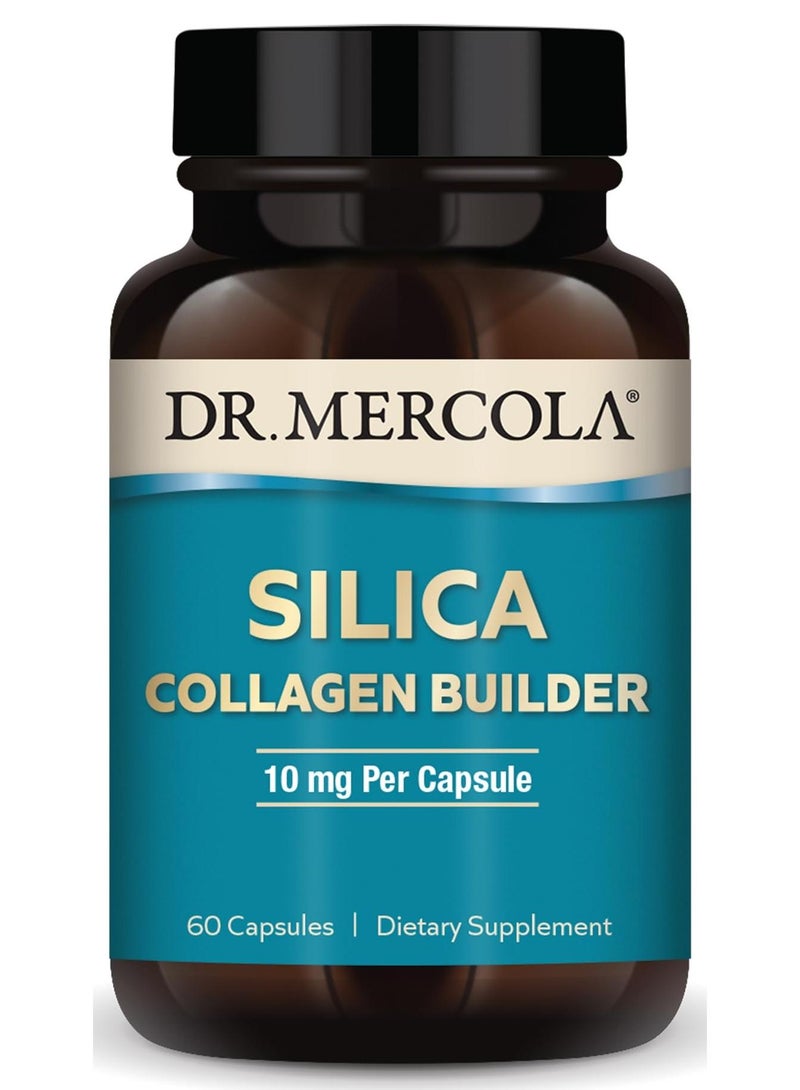 Dr. Mercola Silica collagen builder 10 mg per capsule 60 capsules | dietary supplement - Image 1