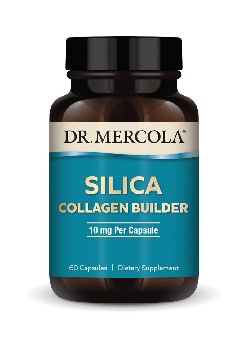 Dr. Mercola Silica collagen builder 10 mg per capsule 60 capsules | dietary supplement  - Image 1